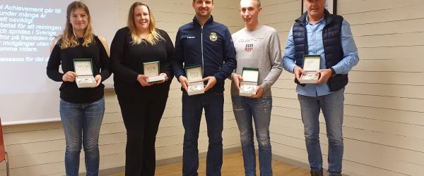 2019 års Year End Award vinnare.